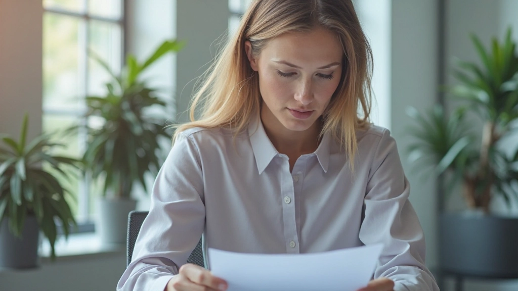 Špecialista na SEO recenzuje správu o optimalizácii stránky v kancelárskom prostredí